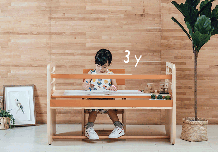 募資超過1700萬！台灣製造【走走家具 兒童成長桌椅】
