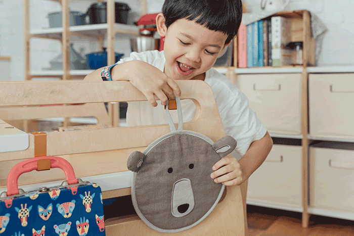 走走家具 - 兒童成長桌椅(含一桌一椅)-長版-內斂橘 (108.3 / 64 / 69 (cm))