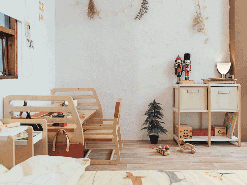 走走家具 - 兒童成長椅-清新白 (40 / 44 / 60 (cm))