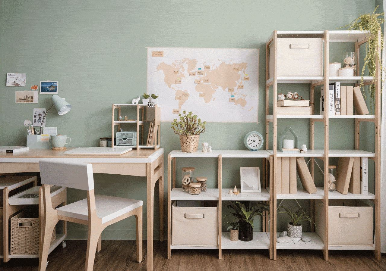 走走家具 - 走走置物架-沉穩灰 (74 / 34 / 73.5 (cm))