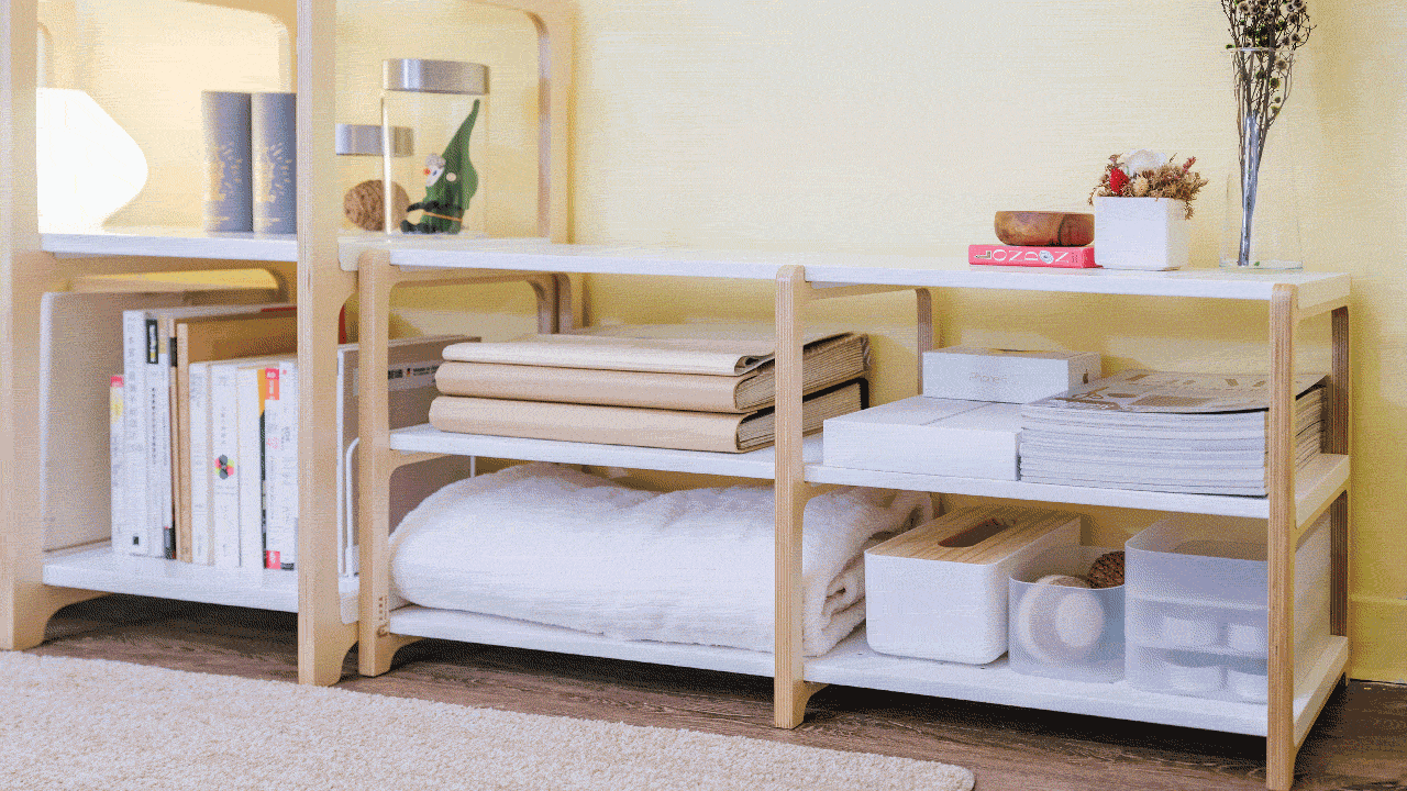 走走家具 - 走走兩用架-清新白 (90 / 34 / 42 (cm))