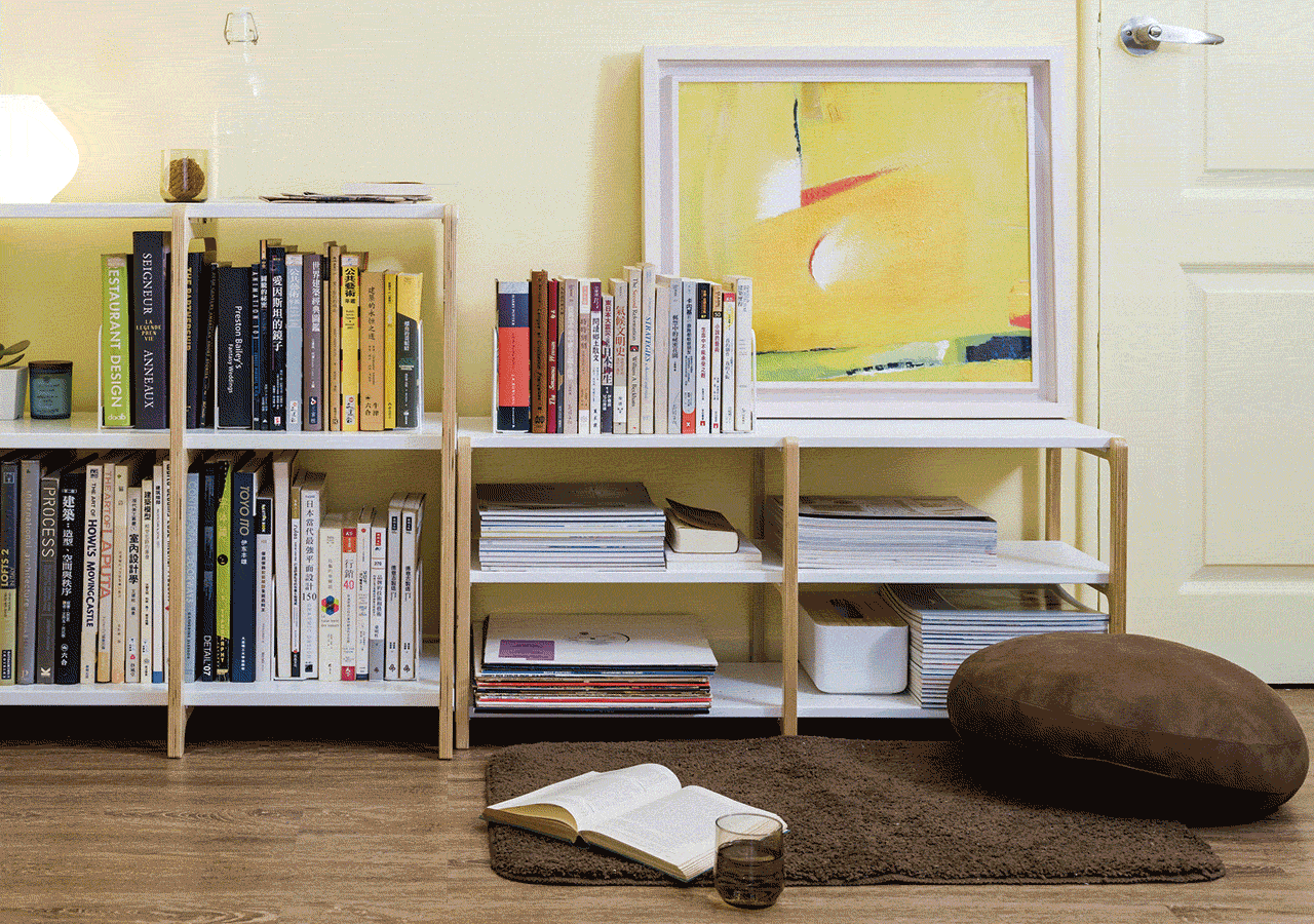 走走家具 - 走走兩用架-清新白 (90 / 34 / 42 (cm))