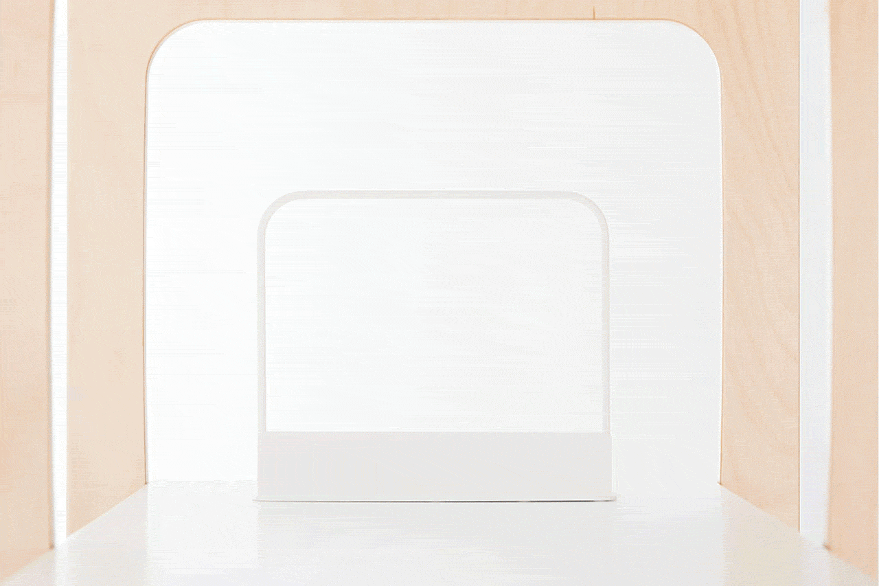 走走家具 - 置物架配件-專屬書擋組-清新白 (16.4 / 5 / 17 (cm))