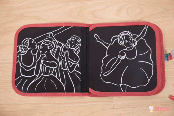 美國Jaq Jaq Bird - 攜帶型粉筆畫冊-竇加