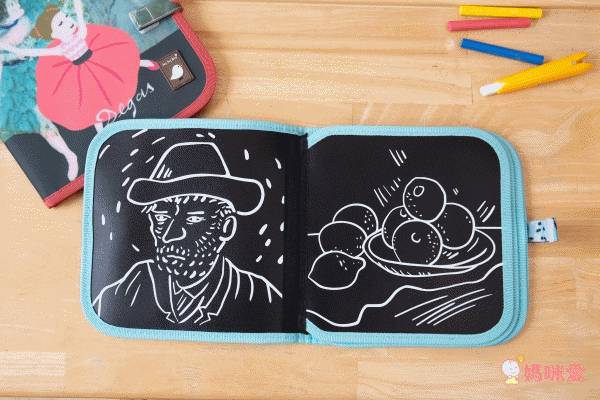 美國Jaq Jaq Bird - 攜帶型粉筆畫冊-火箭