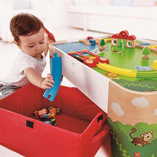 超酷太陽能車／高鐵車站加入！❤ 德國 Hape 軌道車 ❤ 車車控最愛豪華軌道