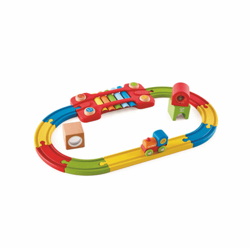 超酷太陽能車／高鐵車站加入！❤ 德國 Hape 軌道車 ❤ 車車控最愛豪華軌道