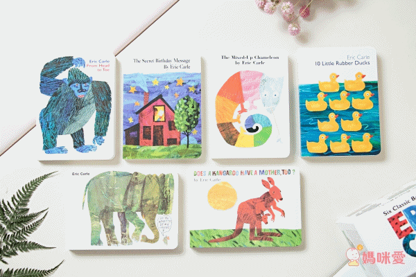 全球知名童書大師艾瑞卡爾Eric Carle ★英文認知硬頁書★ 一歲就能入手～給幼兒最棒的英文學習禮物！