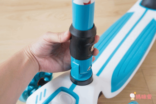 英國 Kiddimoto - 炫光摺疊滑板車Plus-粉紅邦妮 (95~140cm/40kg內)