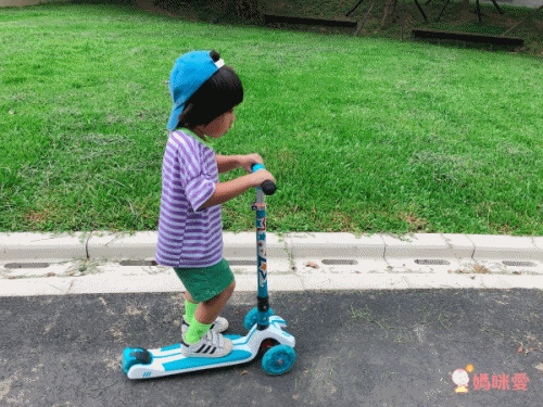 英國 Kiddimoto - 炫光摺疊滑板車Plus-粉紅邦妮 (95~140cm/40kg內)