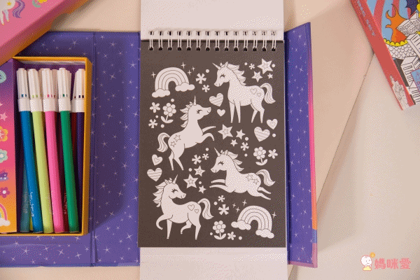 在家擁有小小畫室【澳洲 Tiger Tribe】旅行著色盒＆窗花彩繪