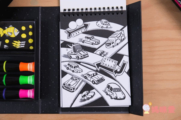 在家擁有小小畫室【澳洲 Tiger Tribe】旅行著色盒＆窗花彩繪