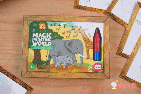 在家擁有小小畫室【澳洲 Tiger Tribe】旅行著色盒＆窗花彩繪