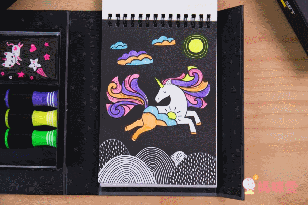 在家擁有小小畫室【澳洲 Tiger Tribe】旅行著色盒＆窗花彩繪