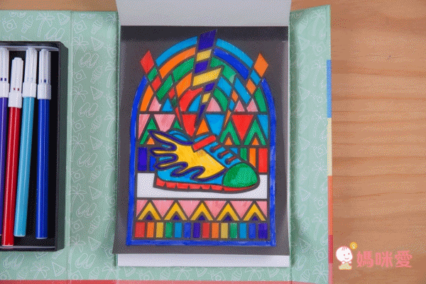 在家擁有小小畫室【澳洲 Tiger Tribe】旅行著色盒＆窗花彩繪