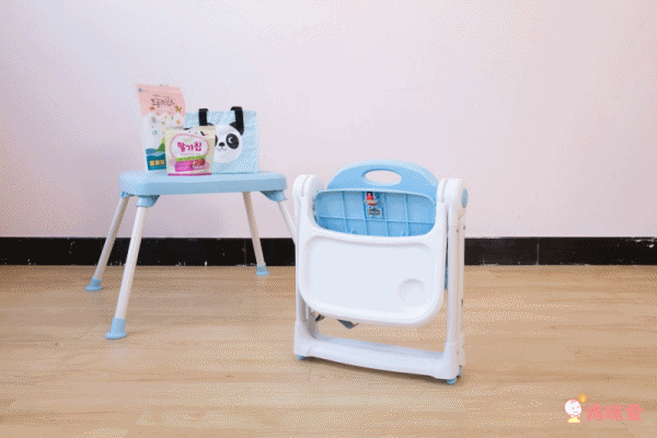 美國 ZOE - 折疊餐椅 x 折疊桌-附白色小餐盤-奢華灰