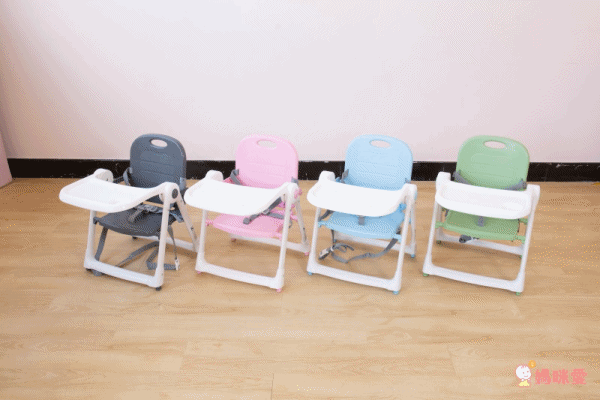 美國 ZOE - 折疊餐椅 x 折疊桌-附白色小餐盤-奢華灰