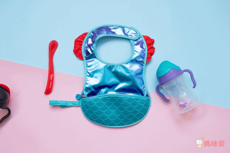 【澳洲 b.box】限量超夯迪士尼防漏水壺、圍兜 ♡