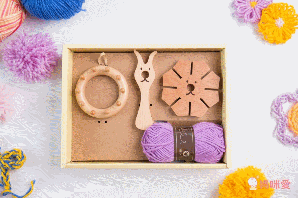 【可愛動物編織器 】✖ 【艾瑞卡爾毛毛蟲手作組】❤最受幼兒園老師歡迎教具!