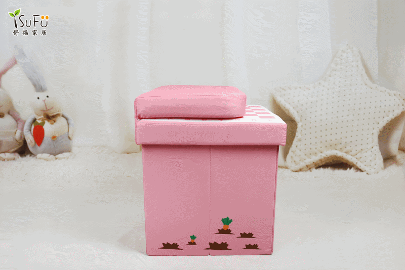【iSuFu 舒福家居】可愛動物收納箱 座椅收納箱 可當小沙發