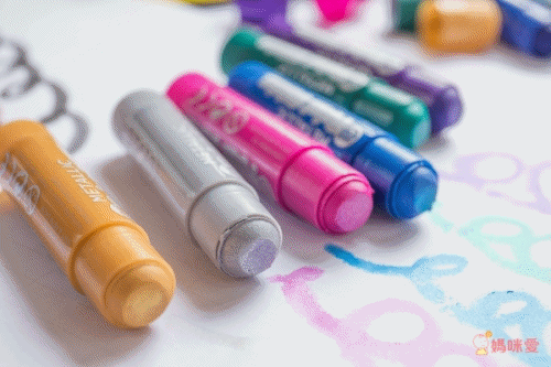 英國Little Brian - 可洗式無毒兒童專用水彩棒-6色(金屬色)