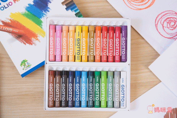 義大利GIOTTO - 兒童粉蠟筆(24色)