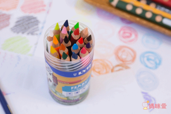 德國LYRA - 三角漆皮彩色鉛筆12cm(18色)-3歲以上