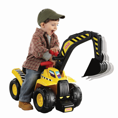 學步期的好夥伴!❤ 費雪 騎乘玩具車/鋼琴車/挖土機