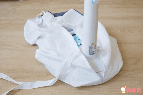 韓國 Bebe Deco - 可水洗電風扇收納套(直立型)-可愛熊熊 (90*59cm)