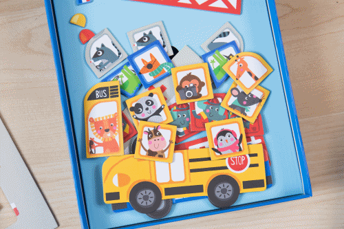 西班牙 APLI - 城市英雄磁力拼圖-磁性拼圖25片+磁性底板1片