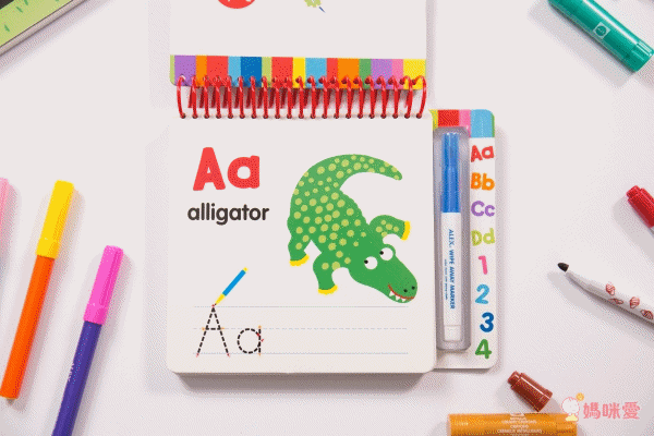 美國 ALEX - 學前練寫本abc&123