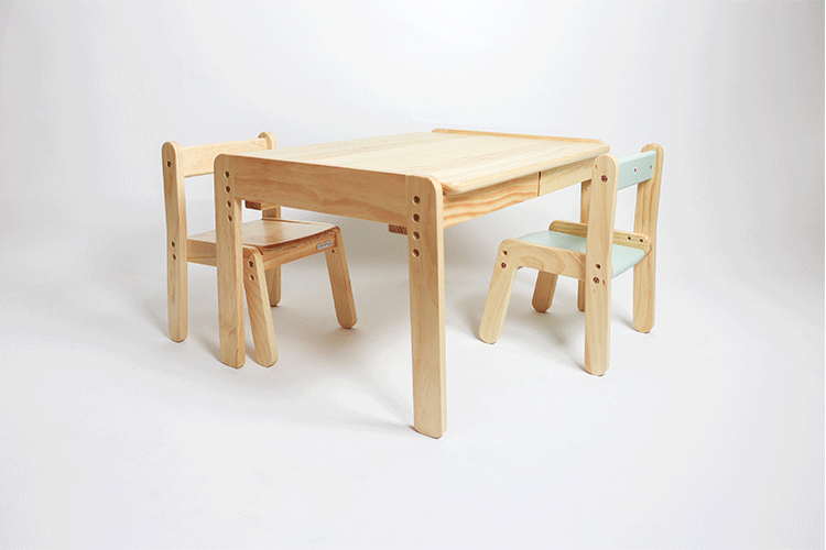 日本Yamatoya ◆ 小小畢卡索系列 幼兒書桌椅組!在家也要蒙特梭利❤