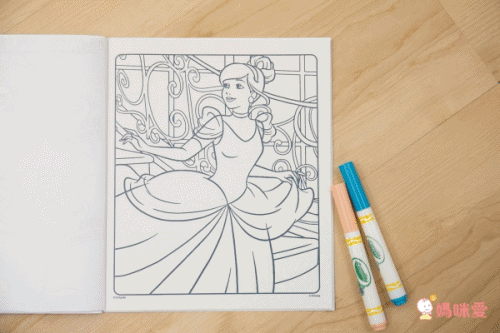 Crayola繪兒樂 - 神彩著色套裝-迪士尼公主(閃亮版)