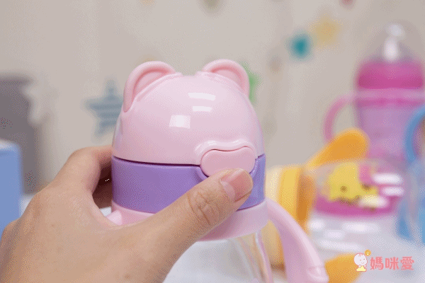 BABY TALK Tritan熊熊兩用水杯