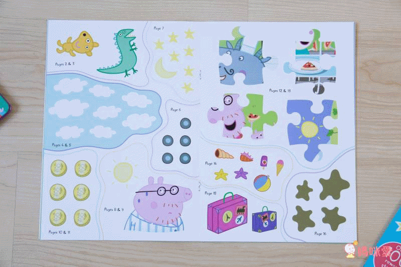 佩佩豬Peppa Pig陪你玩❤【英文遊戲書66折起】我最便宜～貼紙書限量搶購！