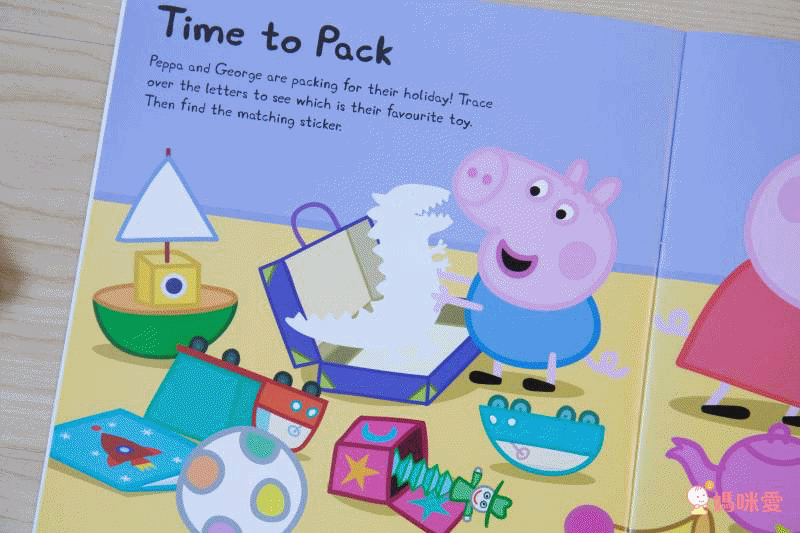 佩佩豬Peppa Pig陪你玩❤【英文遊戲書66折起】我最便宜～貼紙書限量搶購！