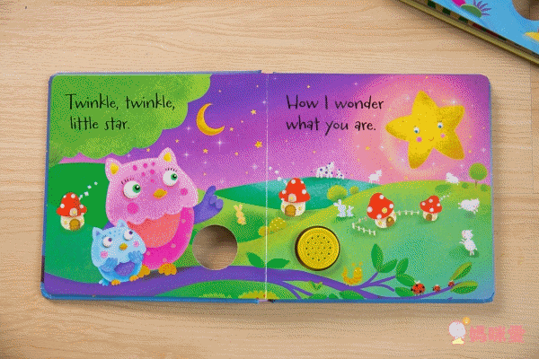 孩子超愛音效書單本160元❤ 1歲起英文遊戲操作書！玩到跟著節奏搖擺囉♫