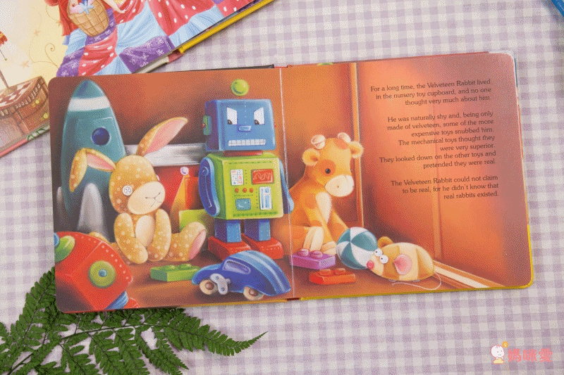 Little Hippo Books - 4D立體繪本大全套-小紅帽+三隻小豬+絨毛兔+金髮女孩與三隻熊+一起學123+一起學ABC[4D書]