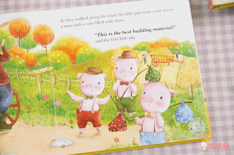 Little Hippo Books - 4D立體繪本大全套-小紅帽+三隻小豬+絨毛兔+金髮女孩與三隻熊+一起學123+一起學ABC[4D書]