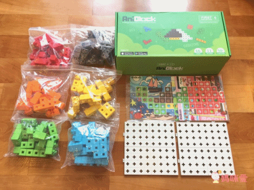 互動型益智積木❤【韓國AniBlock AR積木】❤結合俄羅斯方塊+七巧板+AR技術☞孩子越玩越聰明