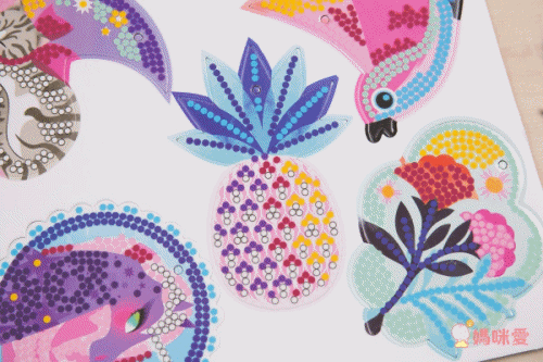 法式木質串珠 DIY【Janod】串珠手鍊、水晶貼畫、刮畫動物面具