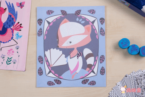 法式木質串珠 DIY【Janod】串珠手鍊、水晶貼畫、刮畫動物面具