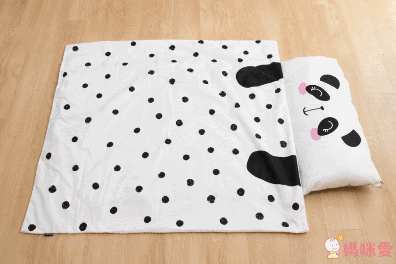 韓國 Formongde - 睡袋5件組(air mesh 睡墊+顆粒被)-三角企鵝-睡墊1, 顆粒被1, 枕芯1, 睡袋收納袋1, 萬用收納袋1