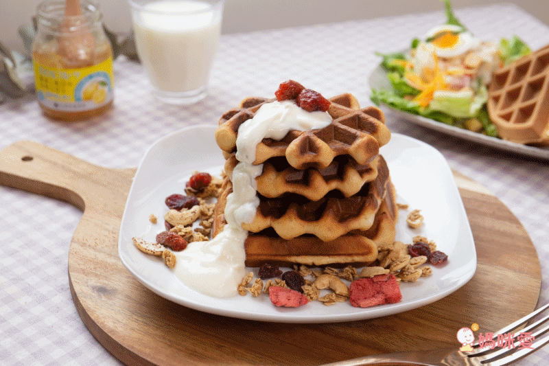 QQ日式麻糬鬆餅！【特蜜絲烘焙】鬆餅粉、餅乾粉、點心預拌粉