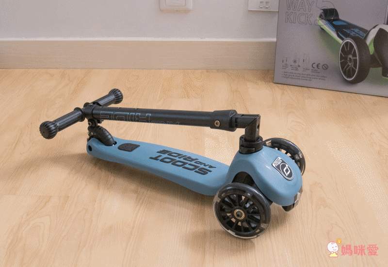 奧地利 Scoot & Ride - Kick3炫輪滑板車-岩石藍