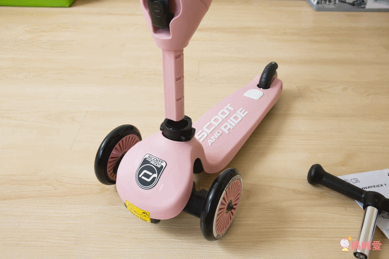 奧地利 Scoot & Ride - Kick1 Cool飛滑步車/滑板車-米色
