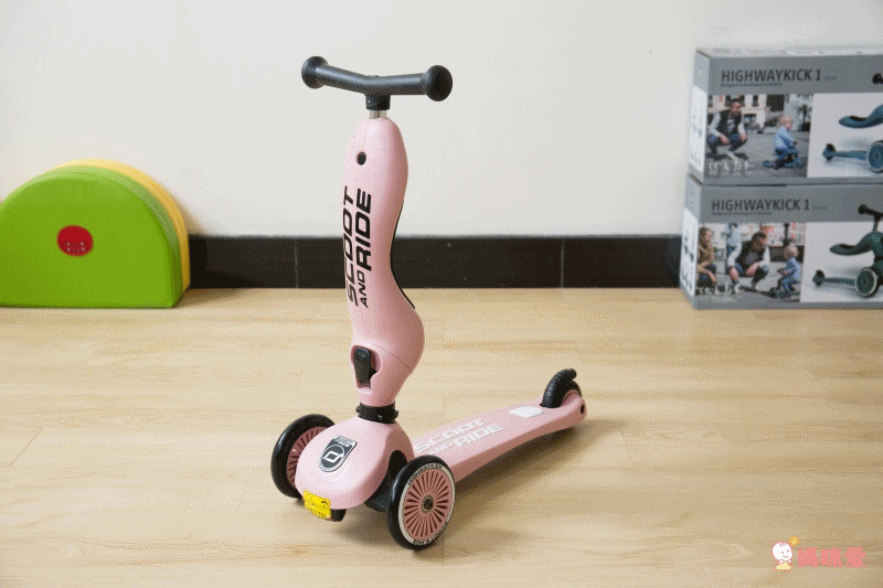 奧地利 Scoot & Ride - Kick1 Cool飛滑步車/滑板車-米色