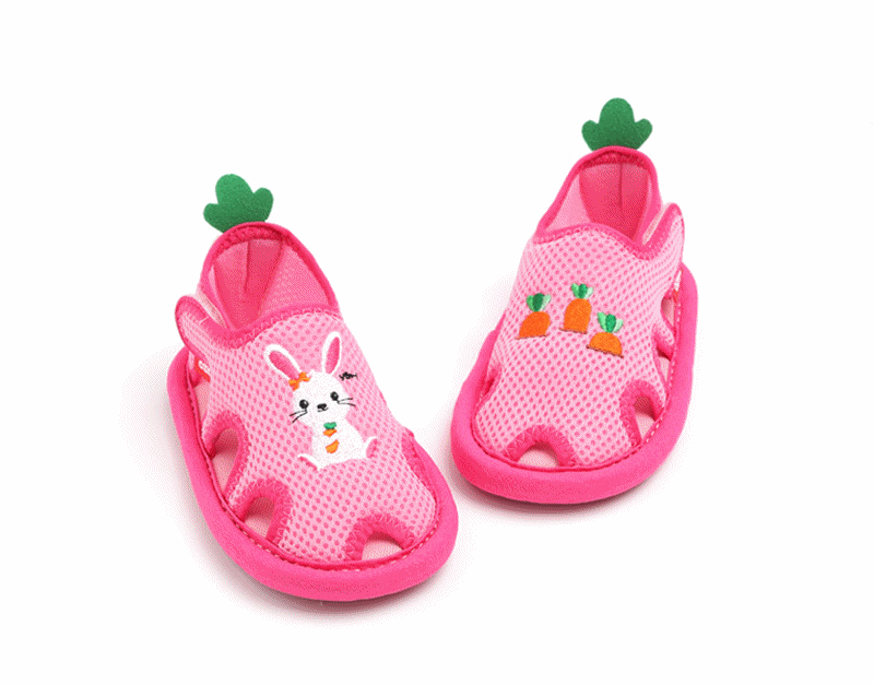 韓國 OZKIZ - 靜音防滑室內鞋-魔鬼氈款(動物)-天藍 (200-210(Junior))