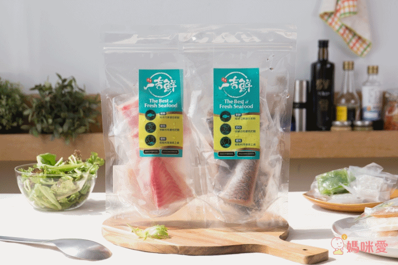 【一吉鮮新鮮水產】豪華海鮮麵、去刺鮮嫩鱸魚片、智利鮭魚片