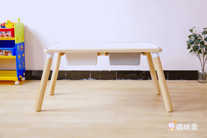 環安傢俱 - 【Fun心趣玩】多用途遊戲桌+【動物椅】-妙妙蛙